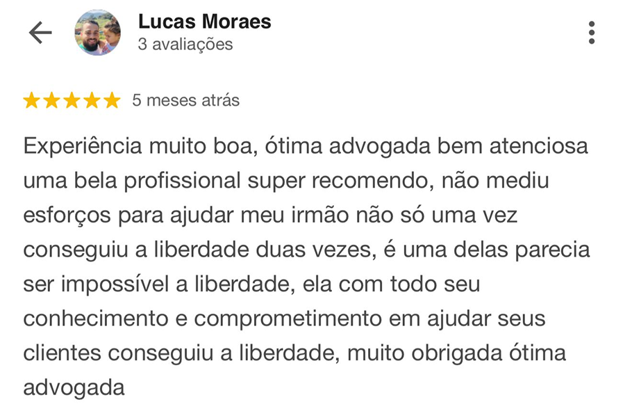Avaliação de Cliente 4